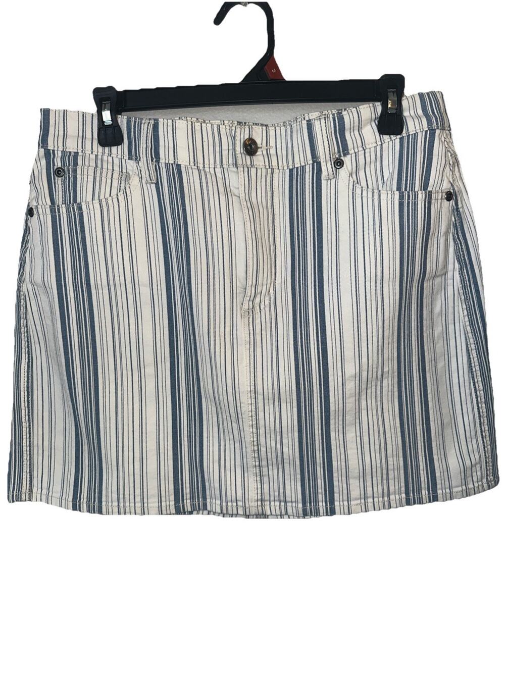 Blue And White Striped Skirt By Vince Camuto Size 12